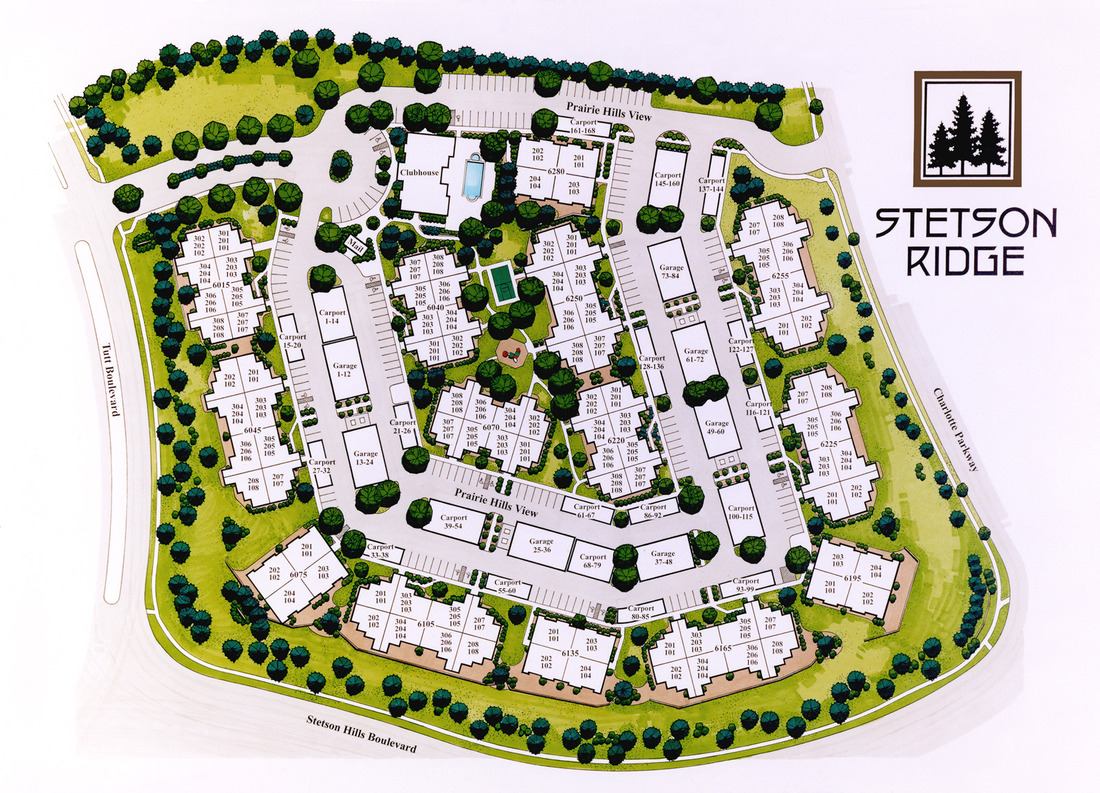 Stetson Ridge Site Plan map