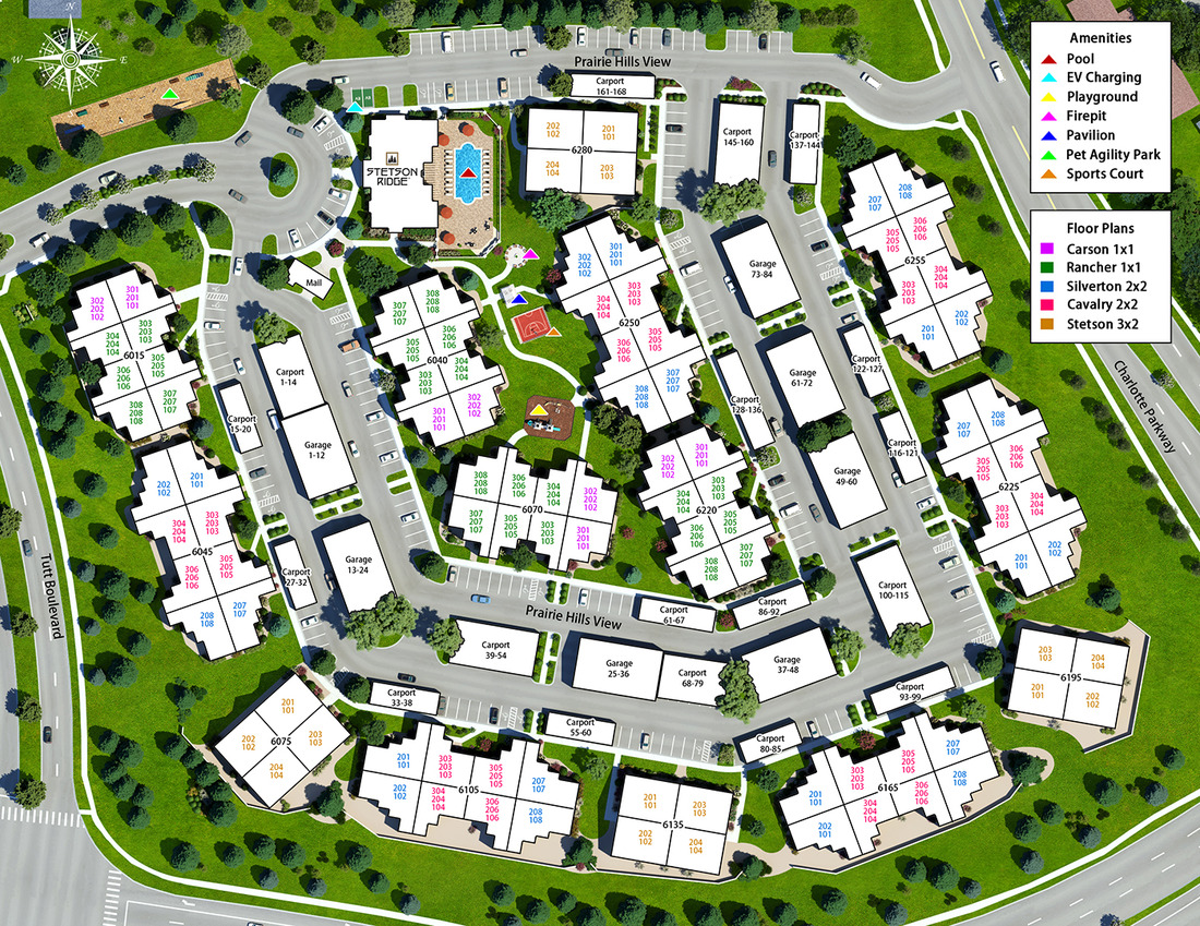 Stetson Ridge Site Plan map