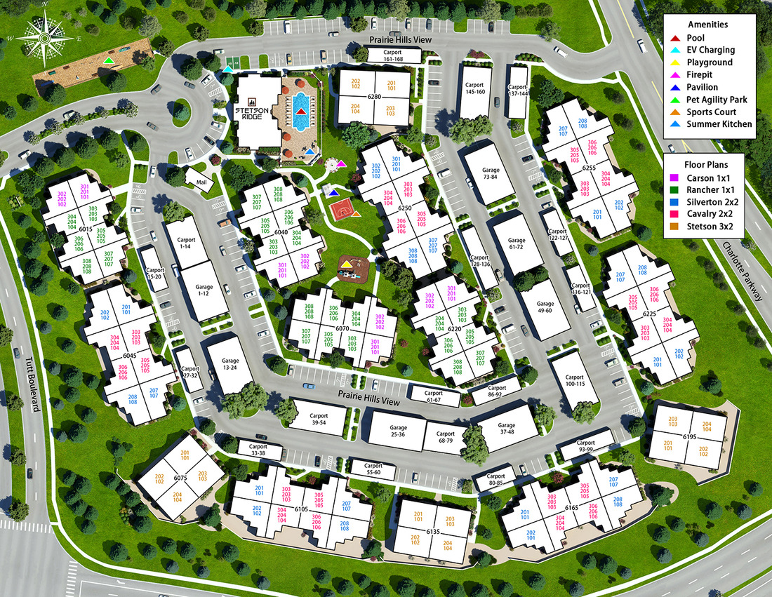 Stetson Ridge Site Plan map